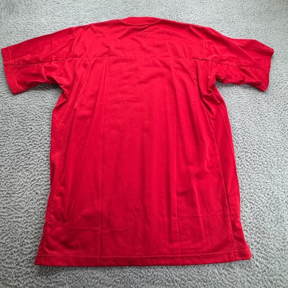 Mizuno Red High Performance Athletic T-Shirt Men's Size 42-44L - Picture 5 of 8